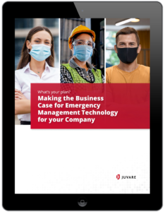 ipad image for ebook making the business case for emergency management technology for your company